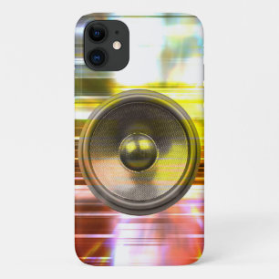 Funda Para iPhone 11 Altavoz de música y luces fiestas