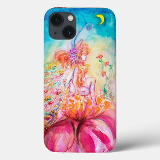 Funda Para iPhone 13 ALTHEA/Hada caprichosa en la flor rosa