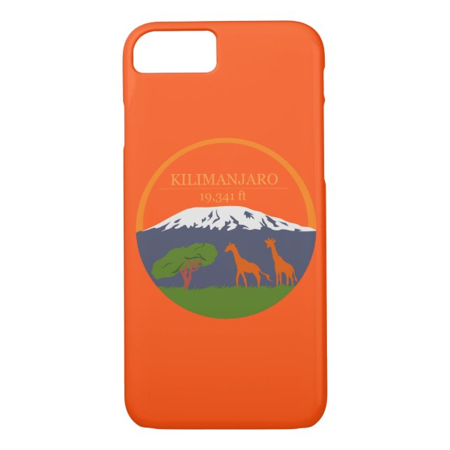 Funda De Case-Mate Para iPhone Altitud de Kilimanjaro (Reverso)