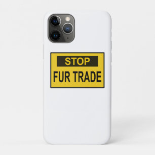 Funda Para iPhone 11 Pro Alto al Rótulo de comercio de pieles amarillo
