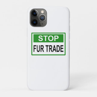 Funda Para iPhone 11 Pro Alto al Rótulo de Comercio de Pieles Verde