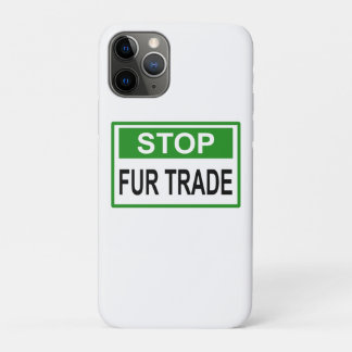 Funda Para iPhone 11 Pro Alto al Rótulo de Comercio de Pieles Verde