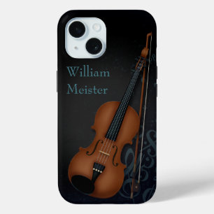 Funda Para iPhone 15 Alto Bohème Violinista Negro