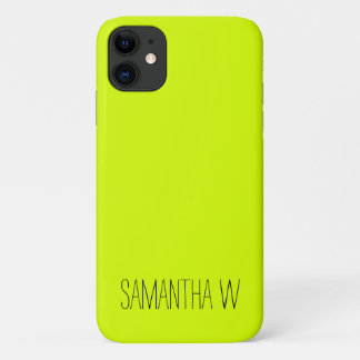 Funda Para iPhone 11 Alto nivel de visibilidad Neón Amarillo