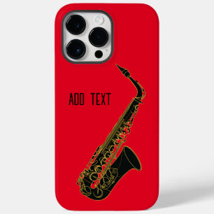 Funda Para iPhone 14 Pro Max De Case-Mate Alto Saxofón en Red Personalizable