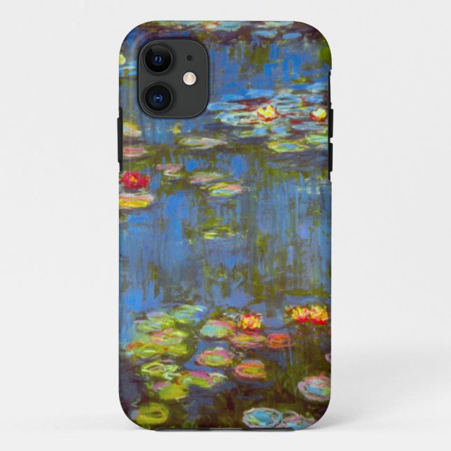 Funda De Case-Mate Para iPhone Altos lirios de agua del Res Claude Monet (Reverso)