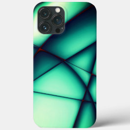 Funda Para iPhone 13 Pro Max Altos sin forma levantados, de verde a beige verdo