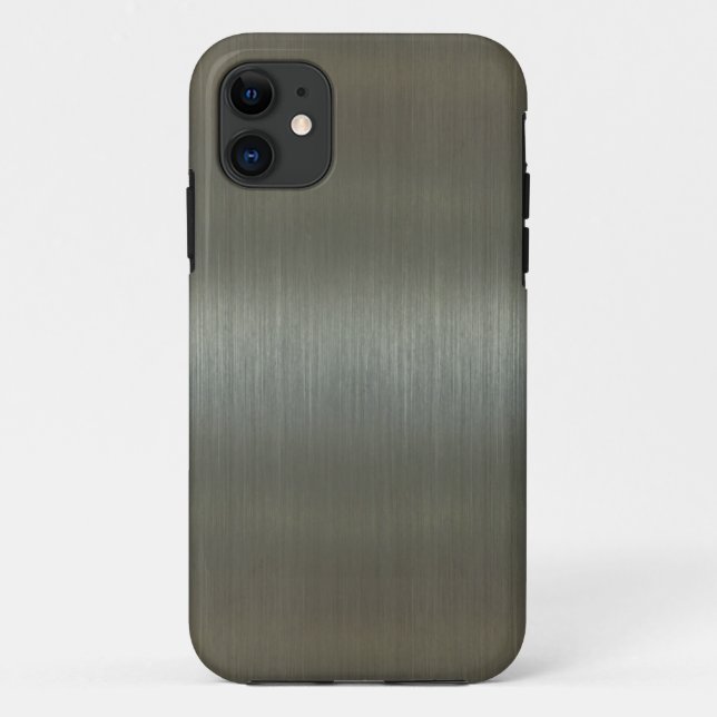 Funda De Case-Mate Para iPhone Aluminio cepillado (Reverso)