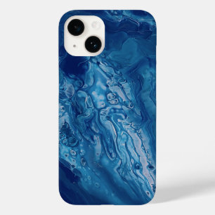 Funda Para iPhone 14 De Case-Mate Aluminio de color rosa azul en forma de acrílico R