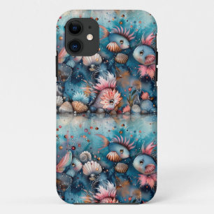 Funda Para iPhone 11 Alumnos de peces divertidos del mar