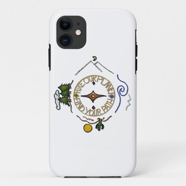 Funda De Case-Mate Para iPhone Alza la brújula Soul de nuestro excursionista (Reverso)