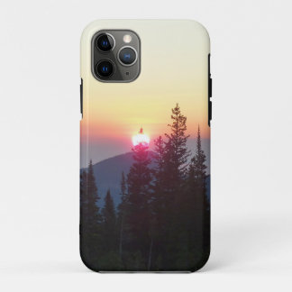 Funda Para iPhone 11 Pro Amanecer en el bosque en Rocky Mountain