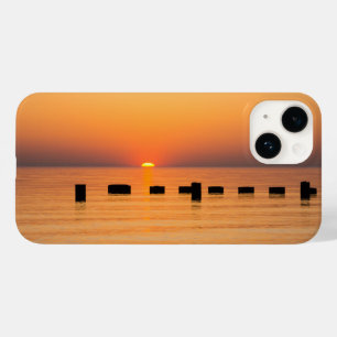 Funda Para iPhone 14 De Case-Mate Amanecer en el lago Orange
