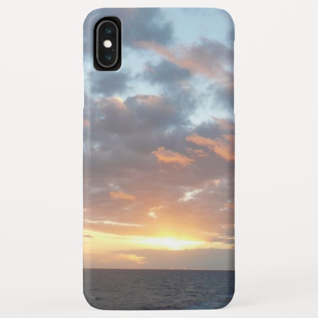 Funda De Case-Mate Para iPhone Amanecer en el mar I Pastel (Reverso)