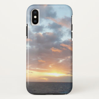 Funda Para iPhone XS Amanecer en el mar I Pastel