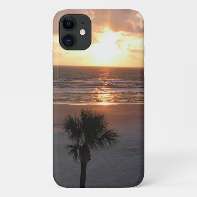 Funda De Case-Mate Para iPhone Amanecer En La Playa (Reverso)