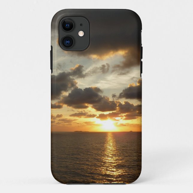 Funda De Case-Mate Para iPhone Amanecer en St. Thomas I Islas Vírgenes Estadounid (Reverso)
