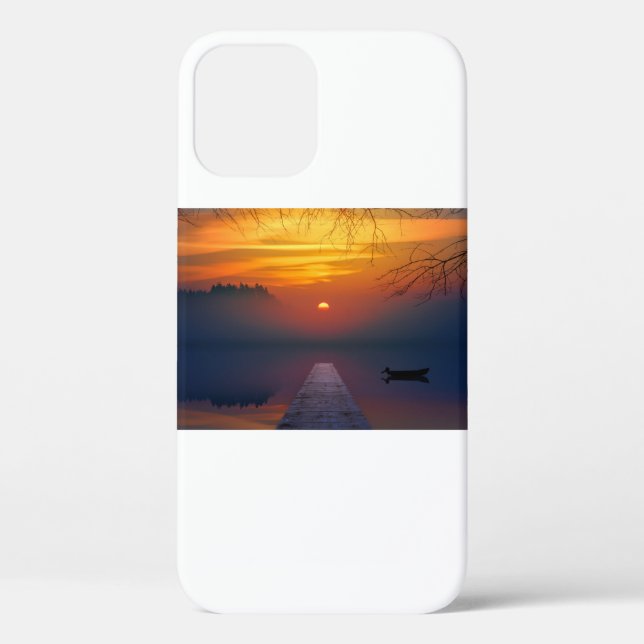 Funda De Case-Mate Para iPhone Amanecer estadounidense (2) (Reverso )