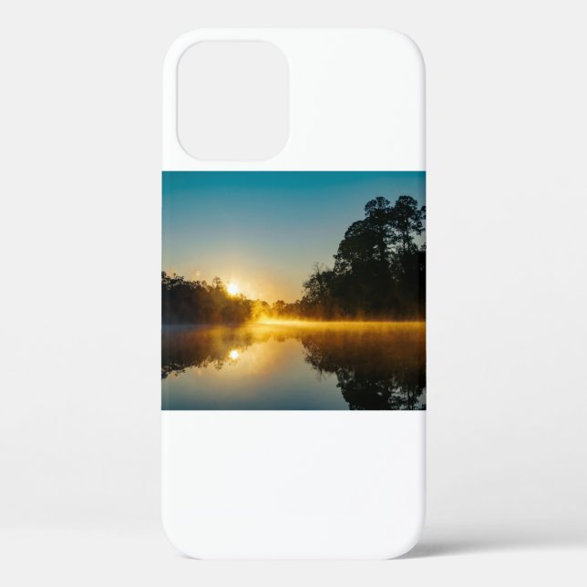 Funda De Case-Mate Para iPhone Amanecer estadounidense (72) (Reverso )