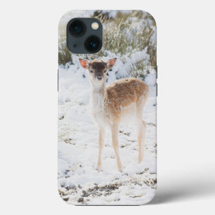 Funda Para iPhone 13 Amanecer pequeño lindo en la nieve de invierno 1 #