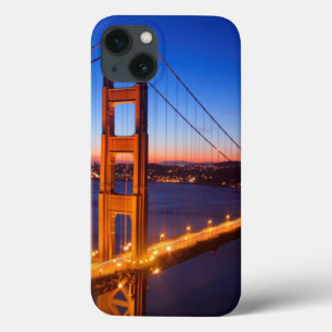 Funda Para iPhone 13 Amanecer sobre el puente de San Francisco y del