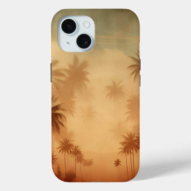 Funda De Case-Mate Para iPhone Amanecer tropical (Reverso )