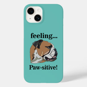 Funda Para iPhone 14 De Case-Mate Amante de Bulldog Inglés con Sentimiento Positivo