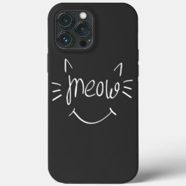 Funda Para iPhone 13 Pro Max Amante de Gatos Miau  
