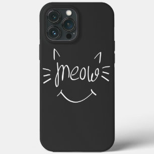 Funda Para iPhone 13 Pro Max Amante de Gatos Miau  