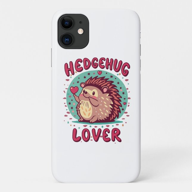 Funda De Case-Mate Para iPhone Amante de Hedgehug (Reverso)