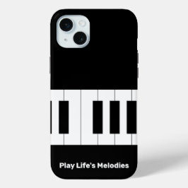 Funda Para iPhone 15 Mini AMANTE DE LA MÚSICA "Play Life's Melodies"
