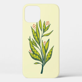 Funda Para iPhone 12 Pro Amante de la naturaleza del arte botánico de la pl