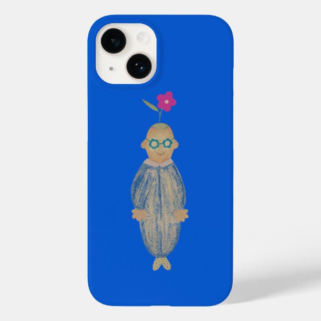 Funda De Case-Mate Para iPhone Amante de las flores optimistas (Reverso )