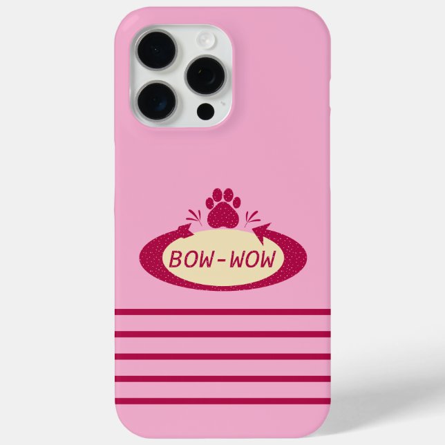Funda De Case-Mate Para iPhone amante de las mascotas (Reverso )