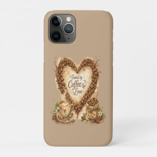 Funda Para iPhone 11 Pro Amante del café Cozy Vintage