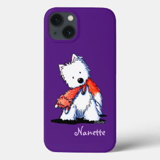 Funda Para iPhone 13 Amante del Fox de KiniArt Westie