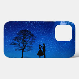 Funda Para iPhone 13 Pro Amantes bajo luna llena