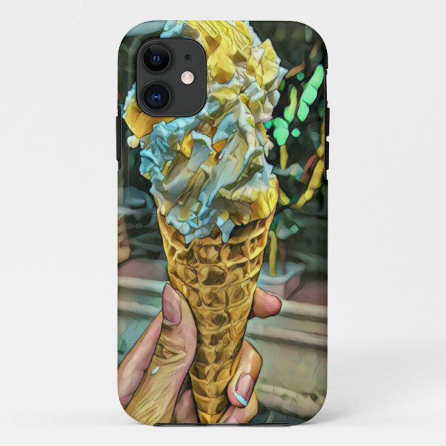 Funda De Case-Mate Para iPhone Amantes de helados de verano (Reverso)