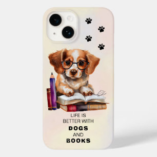 Funda Para iPhone 14 De Case-Mate Amantes De Los Perros Y Los Libros