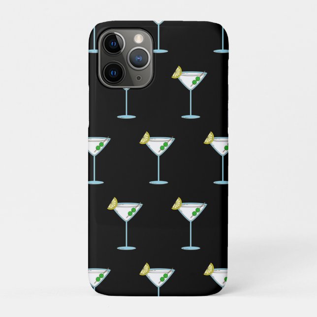 Funda De Case-Mate Para iPhone Amantes de Martini Copa de cóctel Barman Alcohol (Reverso)