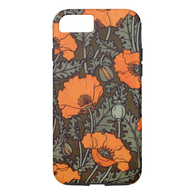 Funda De Case-Mate Para iPhone Amapolas rojas (Reverso)