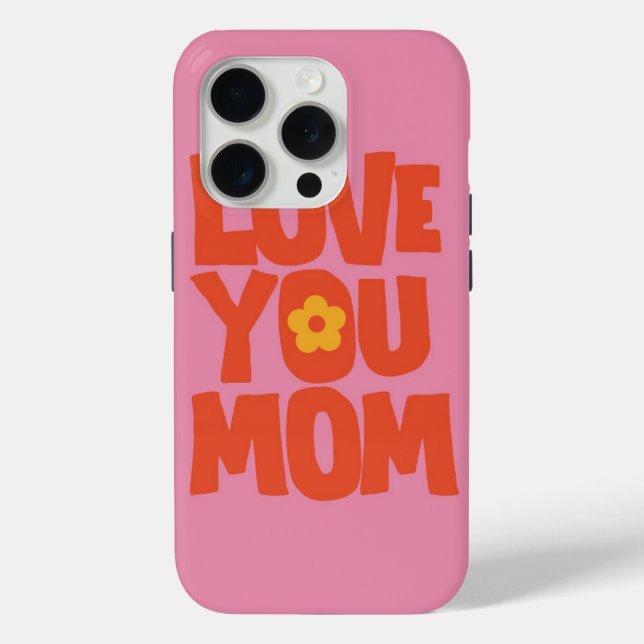 Funda De Case-Mate Para iPhone Amar a mamá (Reverso )