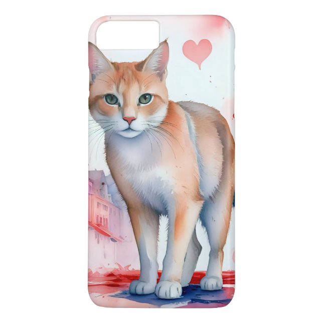 Funda De Case-Mate Para iPhone Amar a un gato (Reverso)