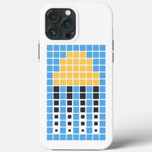 Funda De Case-Mate Para iPhone Amarilla (arte de la Emoji) (Reverso )