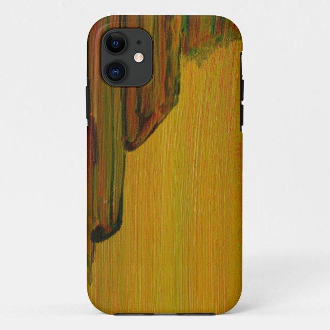 Funda De Case-Mate Para iPhone Amarillo Abstracto - Muelle (Reverso)