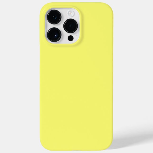 Funda De Case-Mate Para iPhone Amarillo de mantequilla (Reverso)