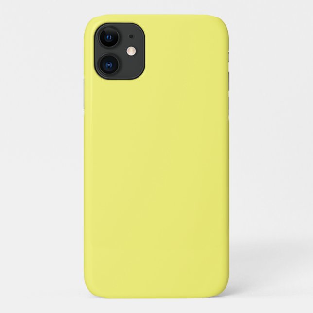 Funda De Case-Mate Para iPhone Amarillo de mantequilla (Reverso)
