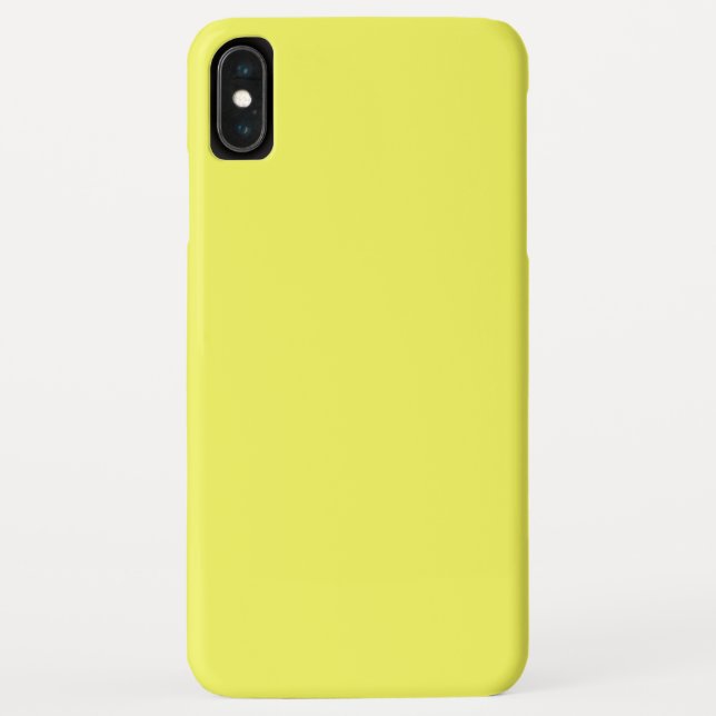 Funda De Case-Mate Para iPhone Amarillo dulce limón (Reverso)