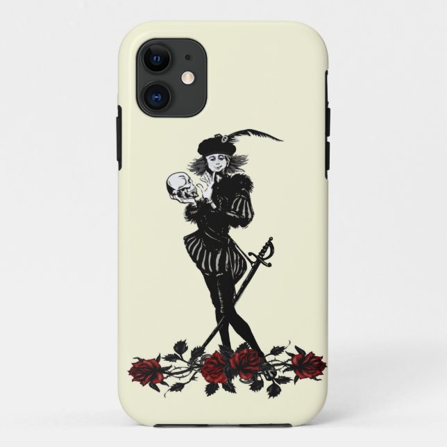 Funda De Case-Mate Para iPhone Amarillo Hamlet (Reverso)