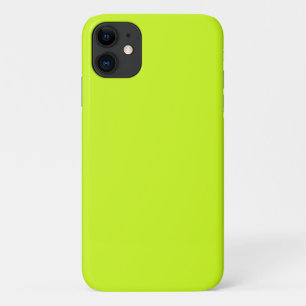 Funda Para iPhone 11 Amarillo limón (color sólido)
